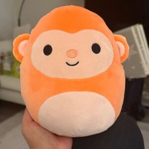 Squishmallows Orange and White Plush